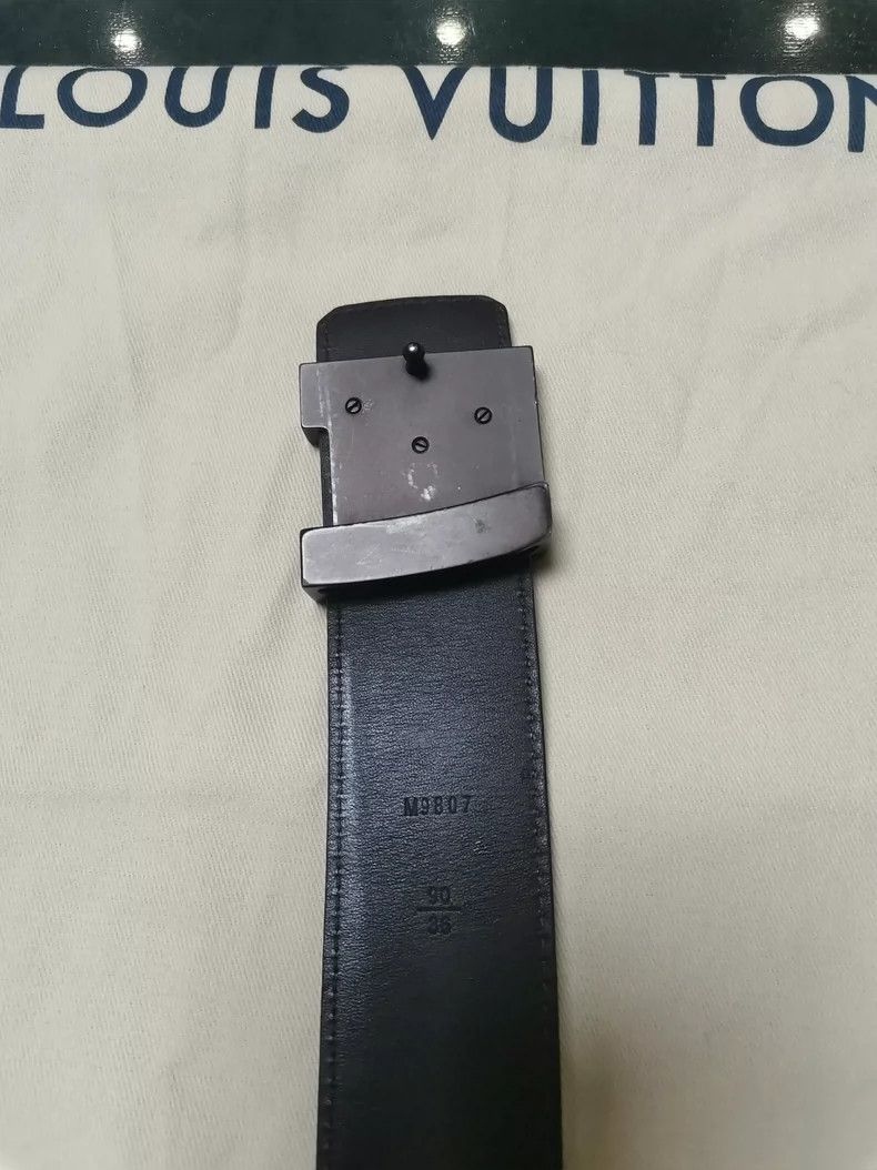 Louis Vuitton Louis Vuitton Men's Leather Belt Size ONE SIZE - 3 Thumbnail