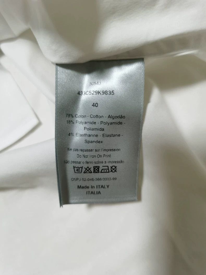 Dior Classic White Shirt with Bee Embroidery Size US M / EU 48-50 / 2 - 6 Thumbnail