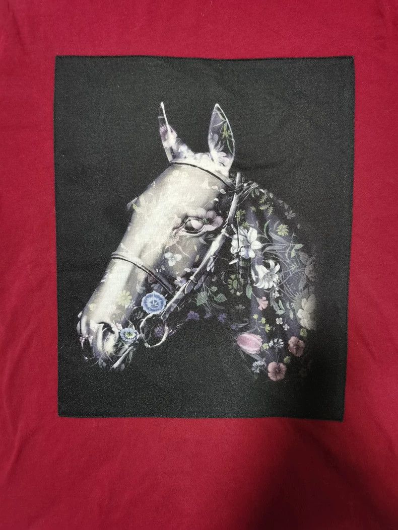 Gucci Gucci Short Sleeve T-Shirt with Horse Motif Size US L / EU 52-54 / 3 - 3 Thumbnail