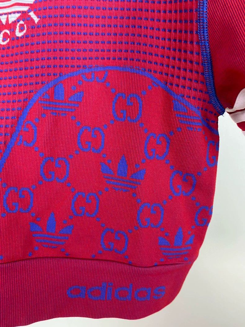 Gucci Gucci Adidas Short Sleeve Crop Top Size US M / EU 48-50 / 2 - 4 Thumbnail