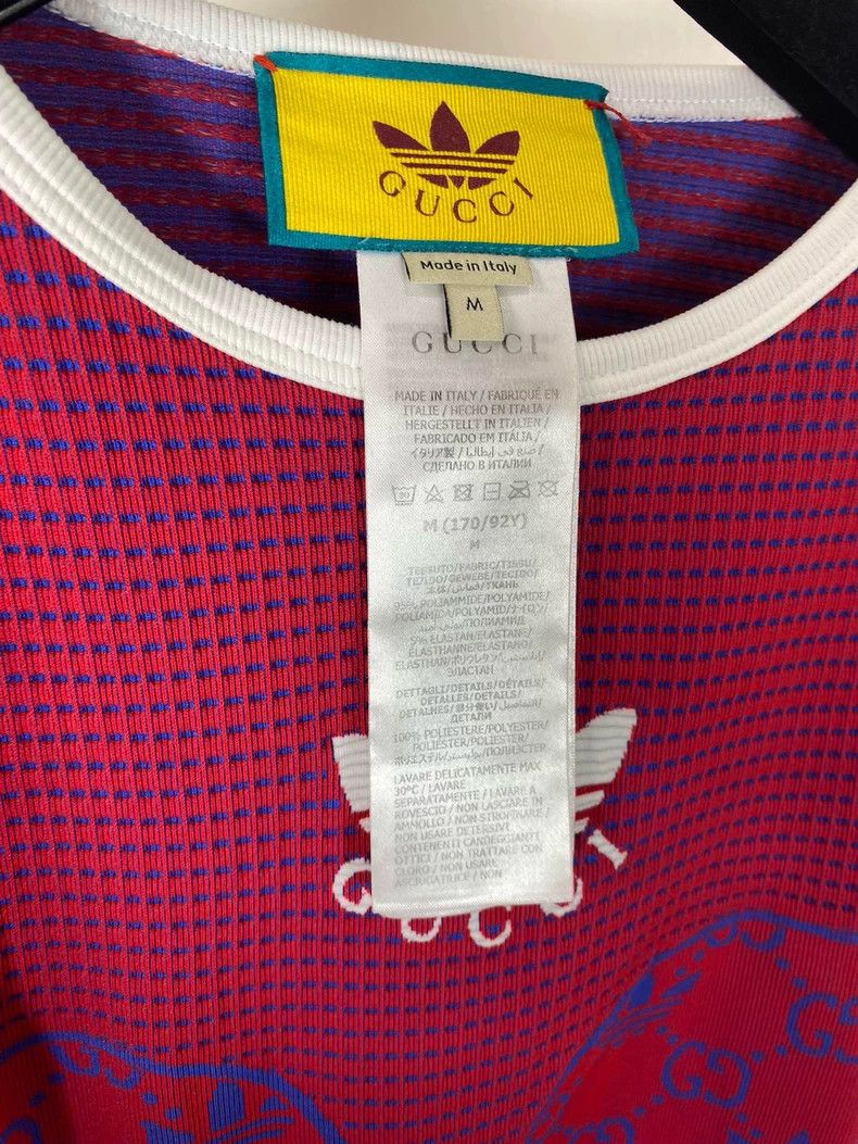 Gucci Gucci Adidas Short Sleeve Crop Top Size US M / EU 48-50 / 2 - 5 Thumbnail