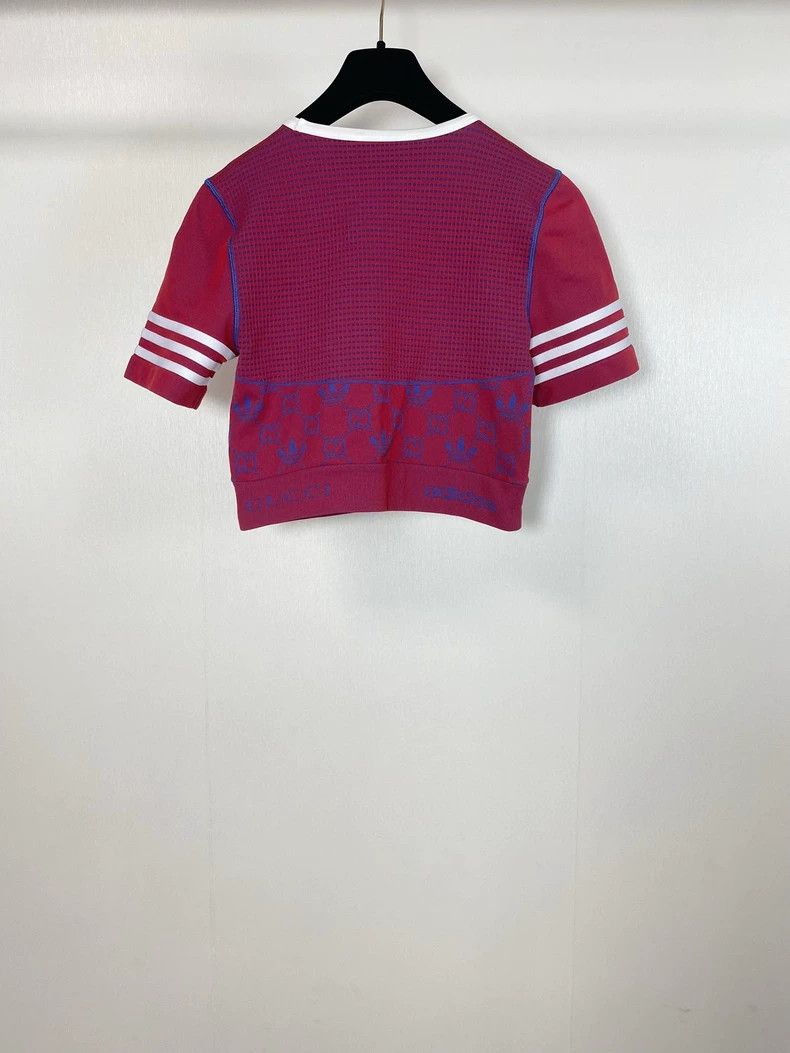 Gucci Gucci Adidas Short Sleeve Crop Top Size US M / EU 48-50 / 2 - 2 Thumbnail
