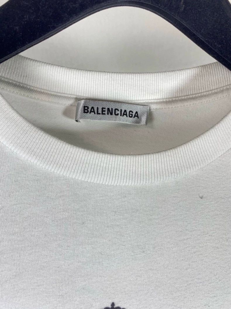 Balenciaga Balenciaga Short Sleeve T-Shirt in White Size US XS / EU 42 / 0 - 3 Thumbnail