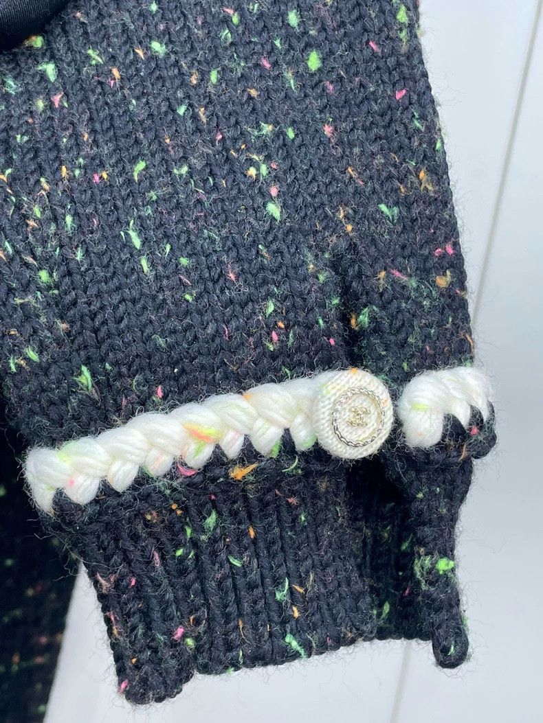 Chanel Chanel Colorful Polka Dot Knit Sweater Size US M / EU 48-50 / 2 - 4 Thumbnail