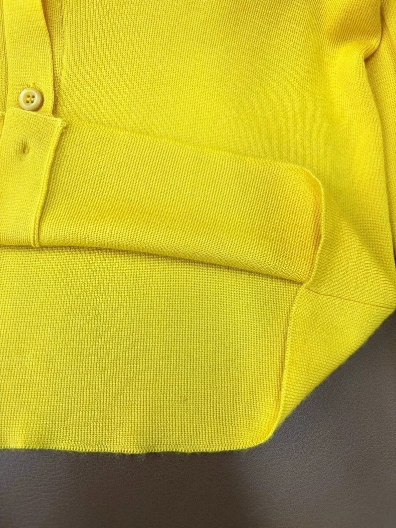 Prada PRADA High Saturation Lemon Yellow Cardigan Size US M / EU 48-50 / 2 - 5 Thumbnail