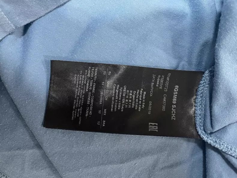 Emporio Armani Giorgio Armani Short Sleeve T-Shirt Size US L / EU 52-54 / 3 - 5 Thumbnail