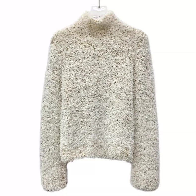 Loewe Beige Chunky Knit Turtleneck Long Sleeve Sweater Size US S / EU 44-46 / 1 - 2 Thumbnail