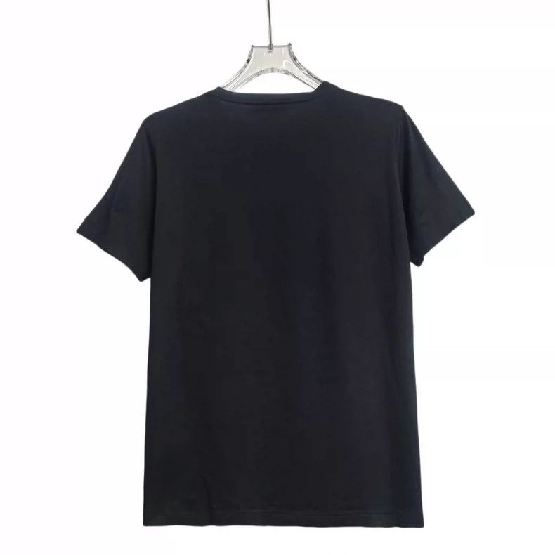 Prada Black Logo Round Neck Short Sleeve T-Shirt Size US M / EU 48-50 / 2 - 2 Thumbnail