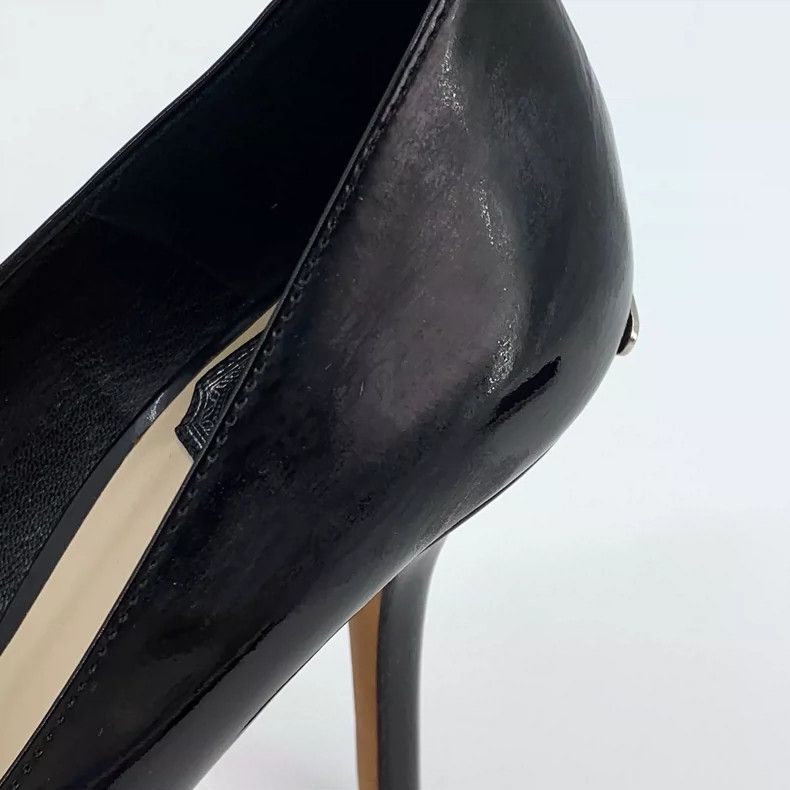 Dior Christian Dior Black Peep-Toe High Heels Size US 5.5 / EU 38 - 8 Thumbnail
