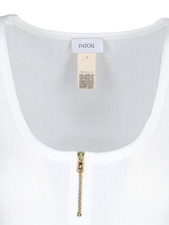 Patou PATOU Women Tops JE1499971 001W White Size M / US 6-8 / IT 42-44 - 3 Thumbnail