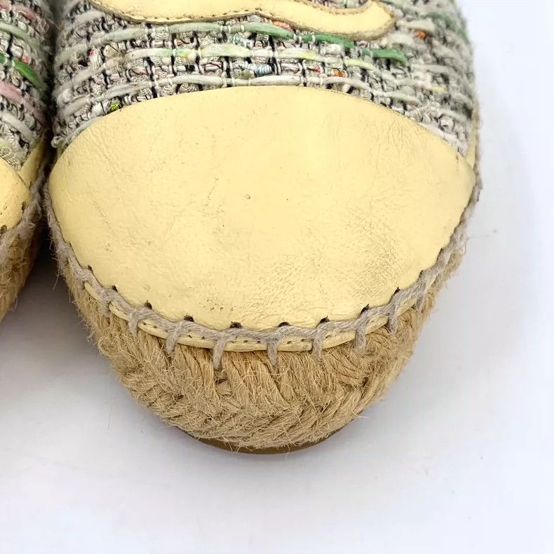 Chanel Yellow Chanel Fisherman Slip-On Shoes Size US 8 / EU 41 - 8 Thumbnail