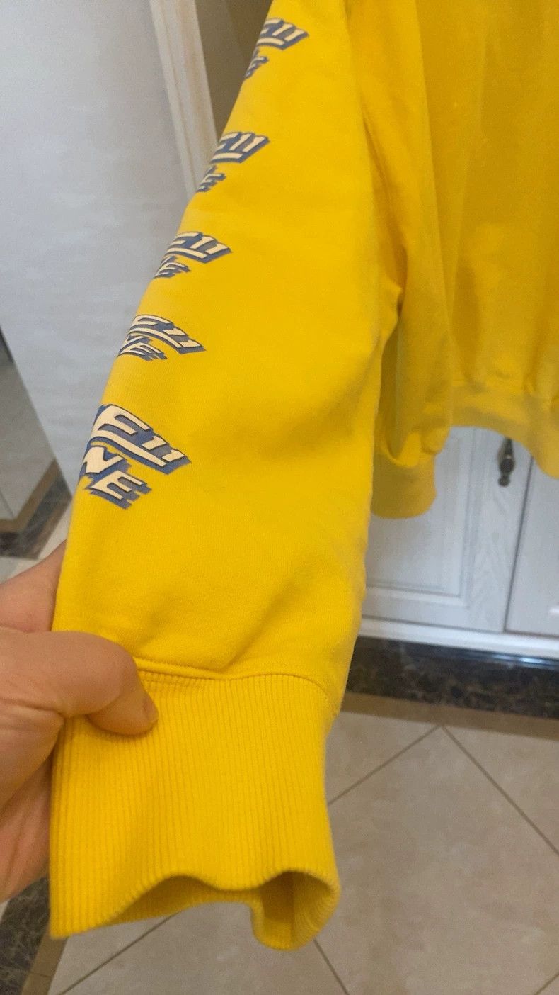 WE11DONE We11done Yellow Loose Fit Sweatshirt Size US M / EU 48-50 / 2 - 3 Thumbnail