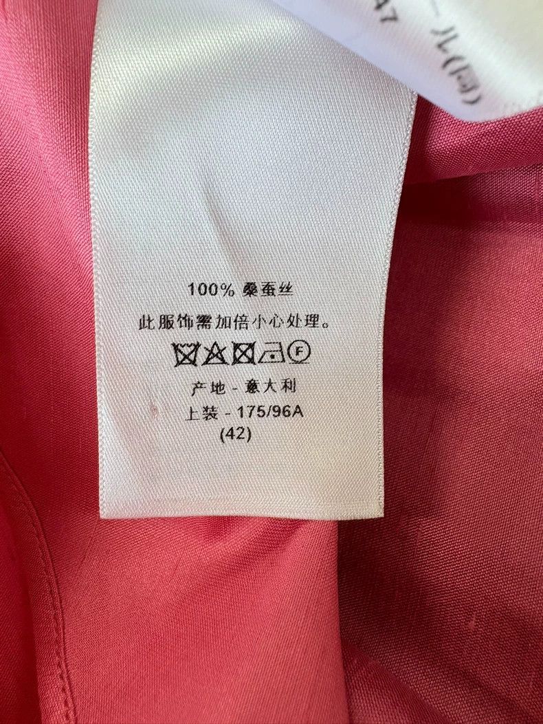 Dior Pink Silk Embroidered Shirt with Tags Size US L / EU 52-54 / 3 - 5 Thumbnail