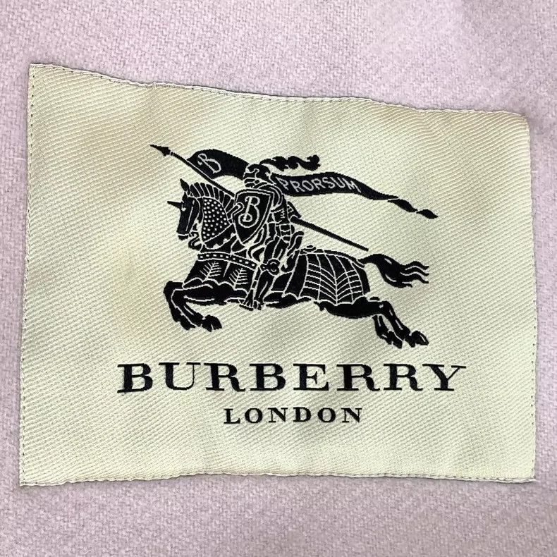 Burberry Burberry Pink Wool Single-Breasted Coat Size US XS / EU 42 / 0 - 6 Thumbnail