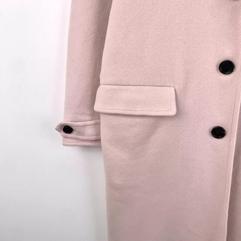 Burberry Burberry Pink Wool Single-Breasted Coat Size US XS / EU 42 / 0 - 4 Thumbnail