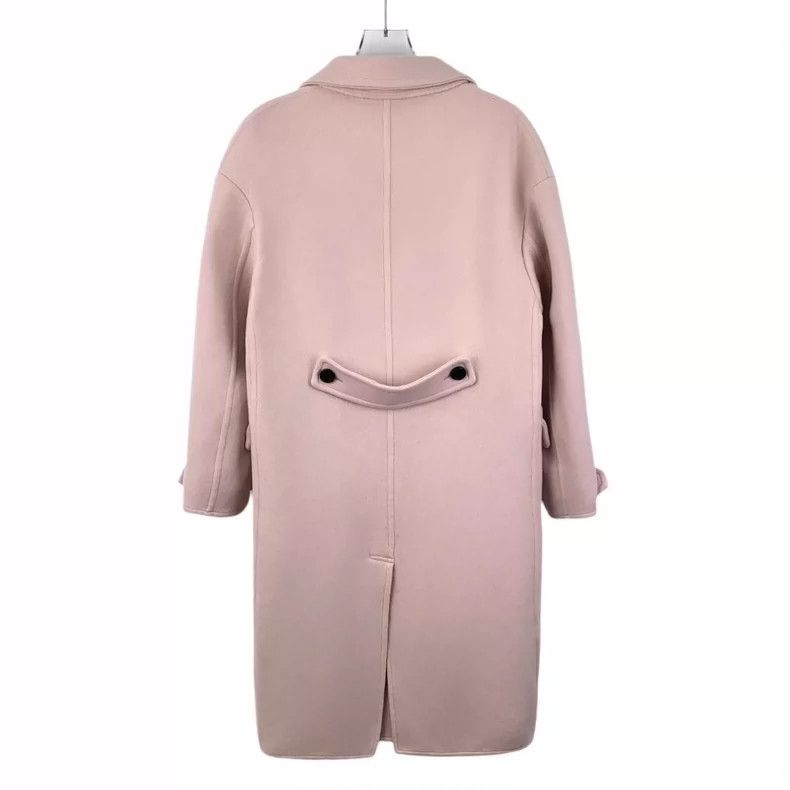Burberry Burberry Pink Wool Single-Breasted Coat Size US XS / EU 42 / 0 - 2 Thumbnail