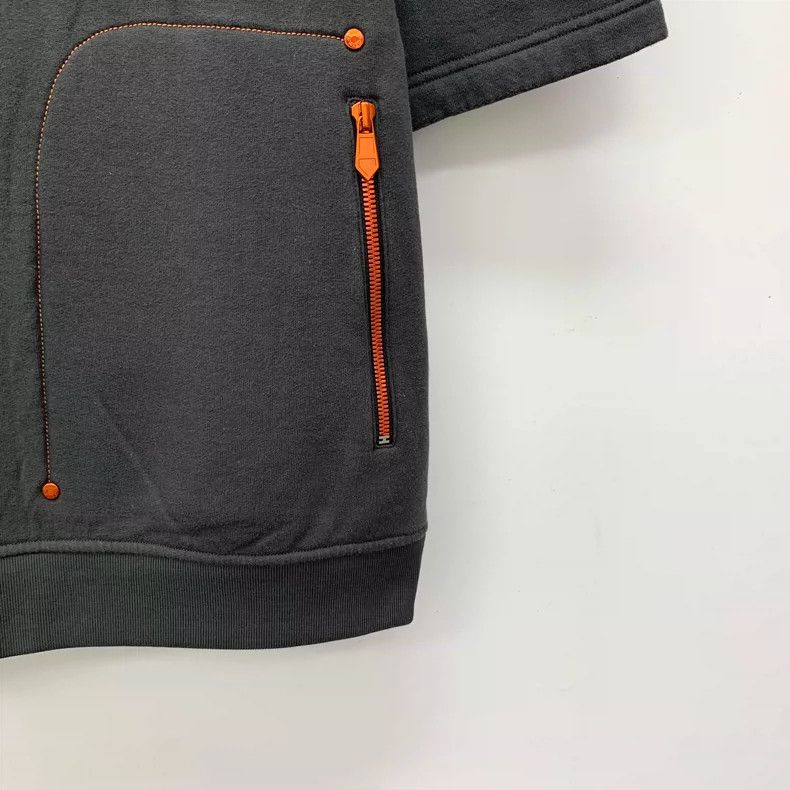 Hermes Hermes Cotton Short Sleeve Polo Shirt in Dark Gray Size US S / EU 44-46 / 1 - 4 Thumbnail