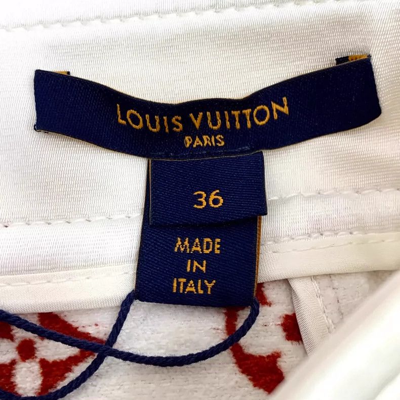 Louis Vuitton Louis Vuitton Red Logo A-Line Skirt Size US 36 / EU 52 - 5 Thumbnail