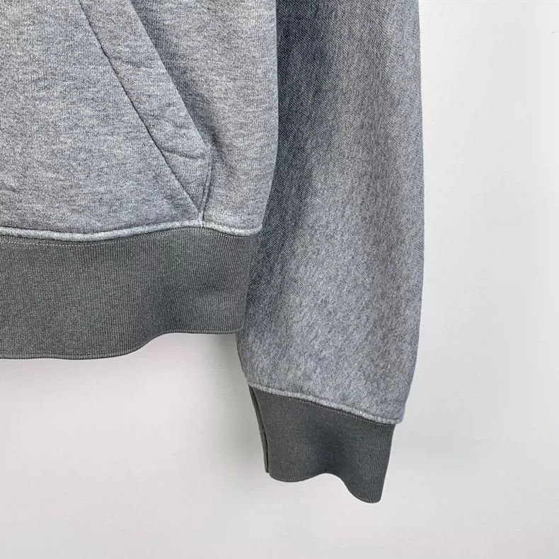 Balenciaga Gray Cotton Hooded Zip Sweatshirt Jacket Size US S / EU 44-46 / 1 - 4 Thumbnail