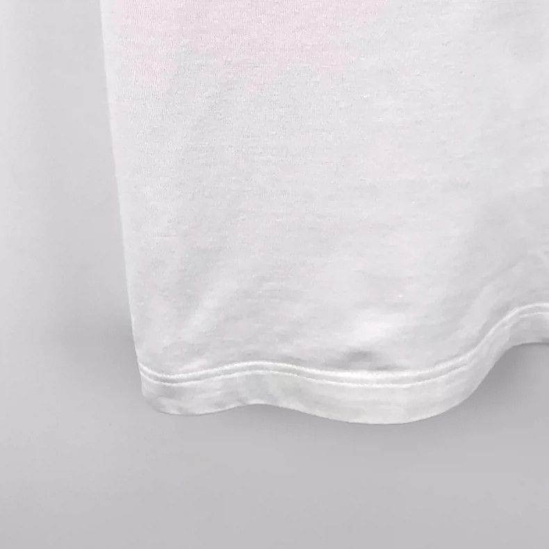 Gucci Gucci White Logo Print Cotton T-Shirt Size US XS / EU 42 / 0 - 5 Thumbnail