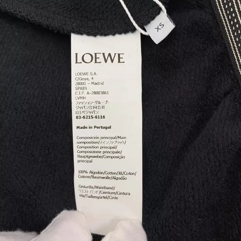 Loewe Loewe Logo Embroidered Hooded Sweatshirt Size US XS / EU 42 / 0 - 7 Thumbnail