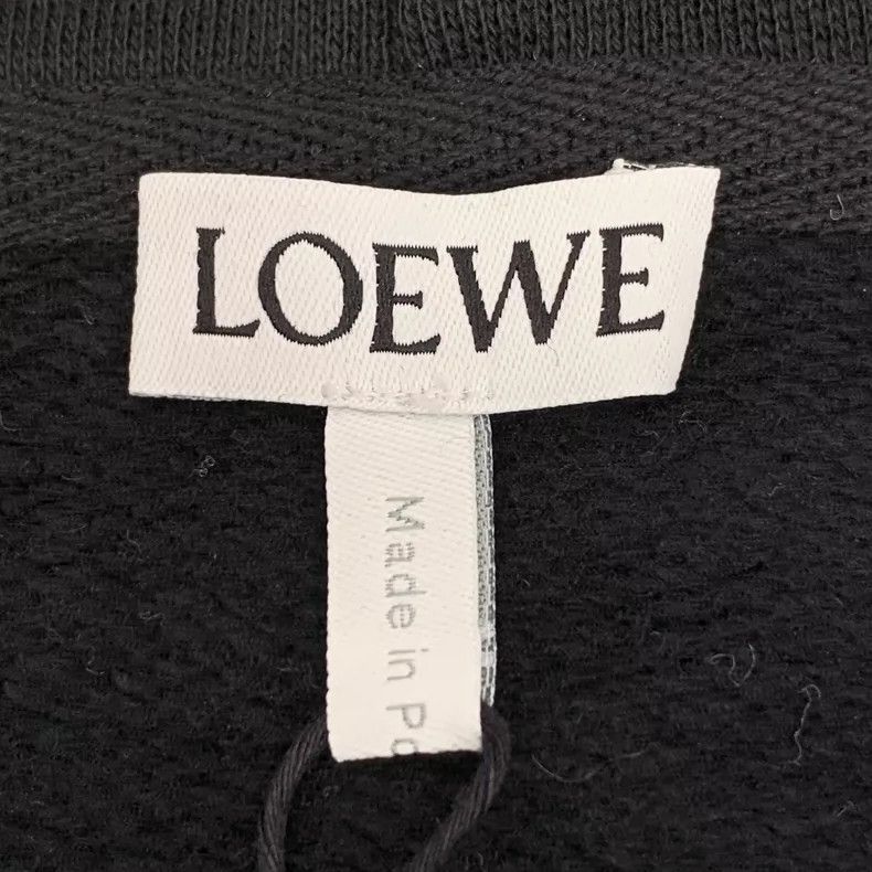 Loewe Loewe Logo Embroidered Hooded Sweatshirt Size US XS / EU 42 / 0 - 5 Thumbnail