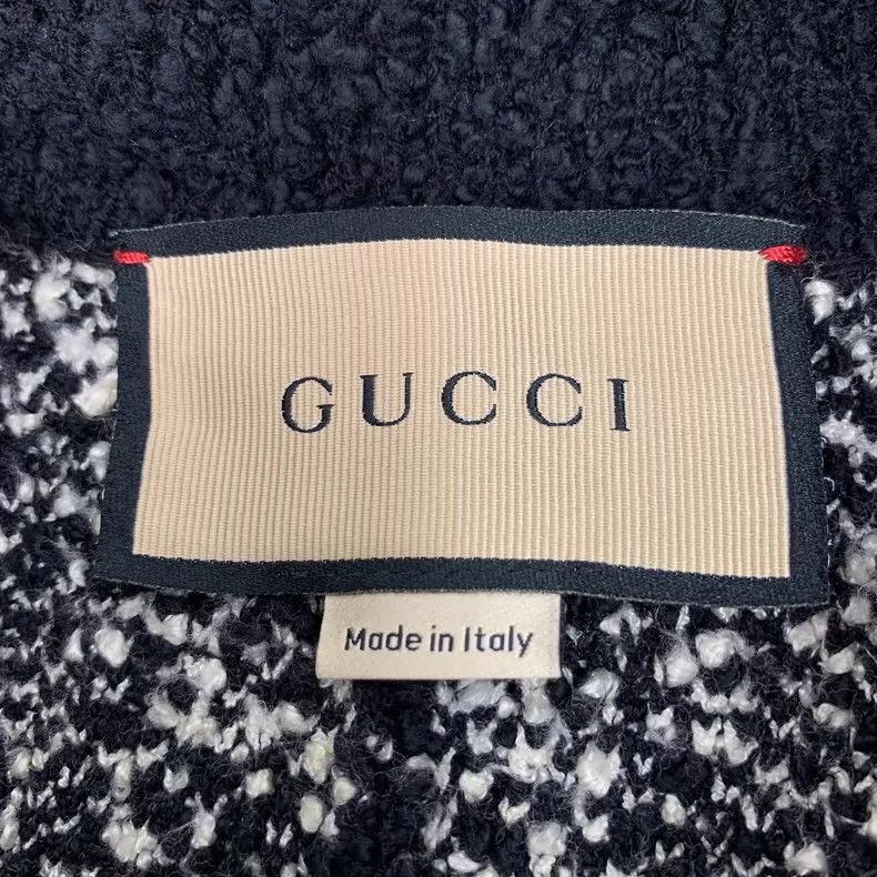 Gucci Gucci Cosmogonie Black Logo Cape Coat Size US XS / EU 42 / 0 - 5 Thumbnail