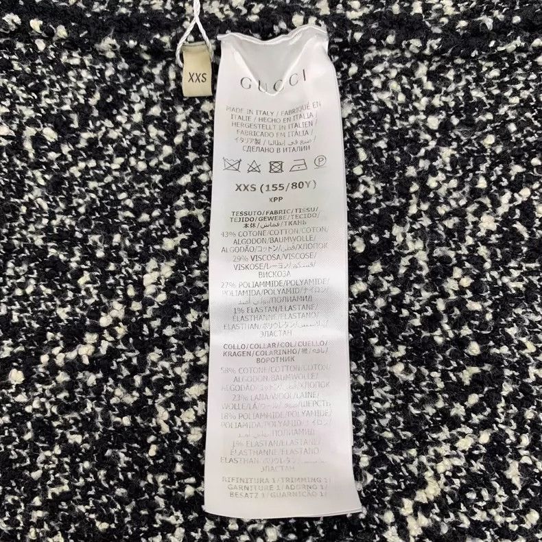 Gucci Gucci Cosmogonie Black Logo Cape Coat Size US XS / EU 42 / 0 - 6 Thumbnail