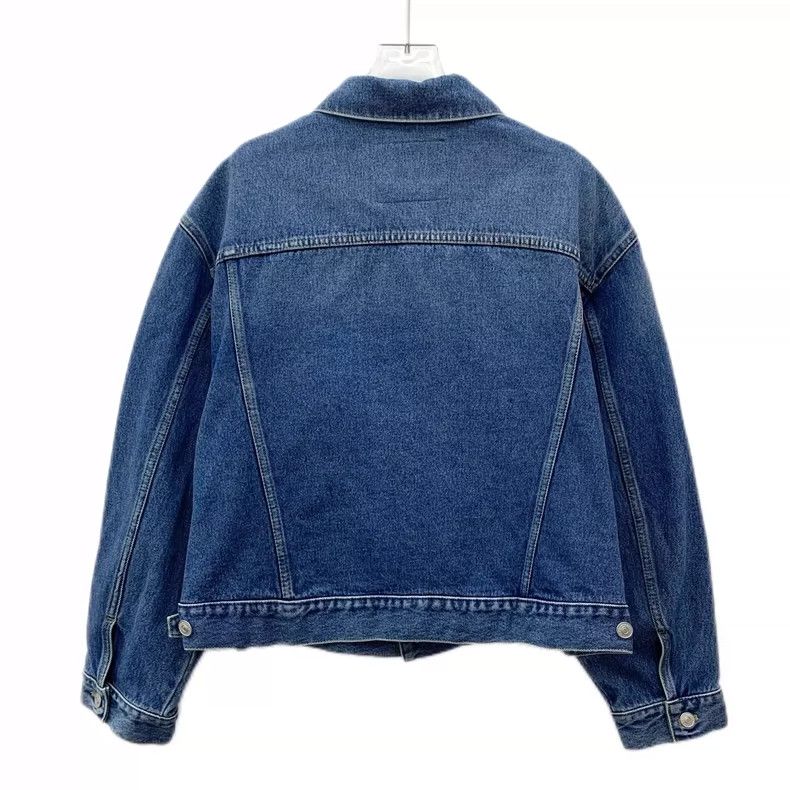 Balenciaga Blue Cotton Long Sleeve Denim Jacket Size US S / EU 44-46 / 1 - 2 Thumbnail