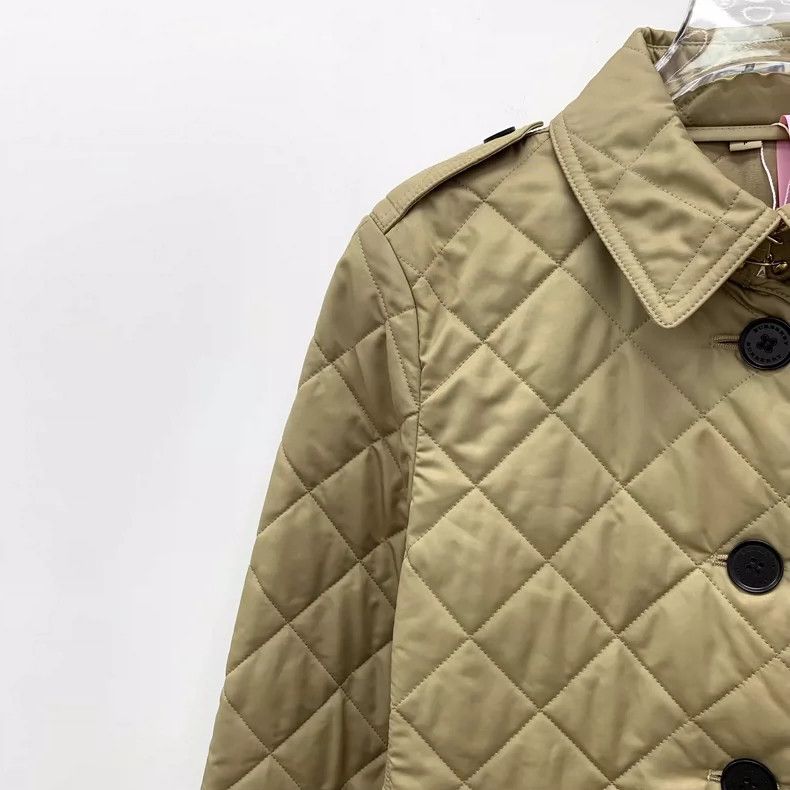 Burberry Burberry Brown Diamond Quilted Long Sleeve Jacket Size US S / EU 44-46 / 1 - 3 Thumbnail
