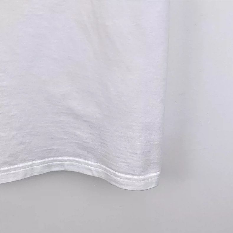 Dior Dior White Logo Embroidered Cotton T-Shirt Size US XL / EU 56 / 4 - 5 Thumbnail
