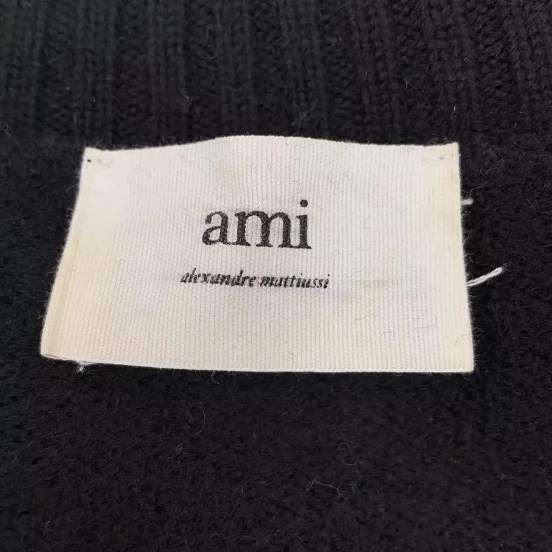 AMI Wool Turtleneck Sweater with Heart Design Size US S / EU 44-46 / 1 - 5 Thumbnail