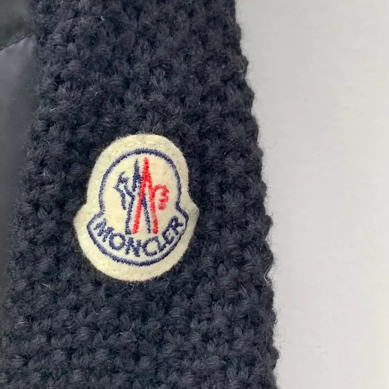 Moncler Moncler Black Logo Zip Knitted Down Jacket Size US XS / EU 42 / 0 - 5 Thumbnail