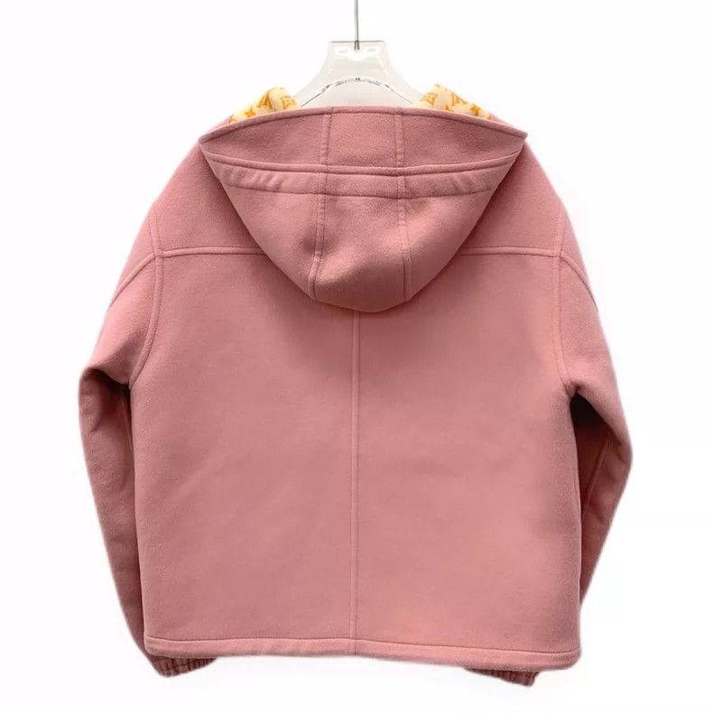Louis Vuitton Louis Vuitton Pink Hooded Zip Coat Size US XS / EU 42 / 0 - 2 Thumbnail