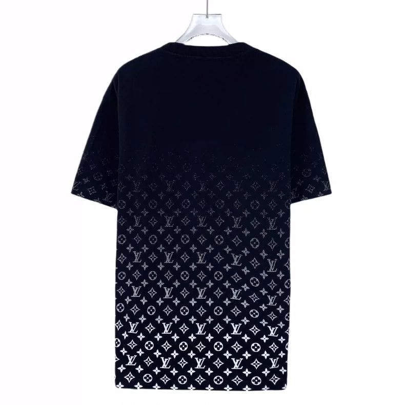 Louis Vuitton Louis Vuitton Color Block Logo Cotton T-Shirt Size US L / EU 52-54 / 3 - 2 Thumbnail