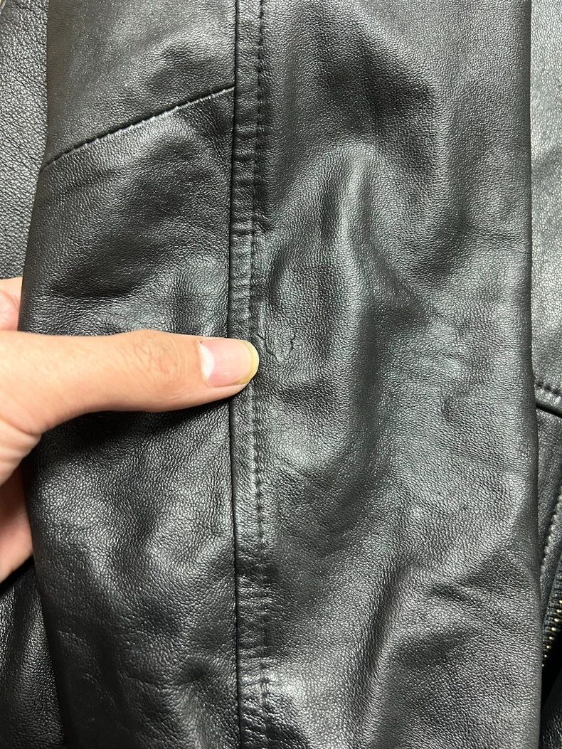 Schott Men's Reversible Leather Jacket with Minor Flaws Size US M / EU 48-50 / 2 - 6 Thumbnail
