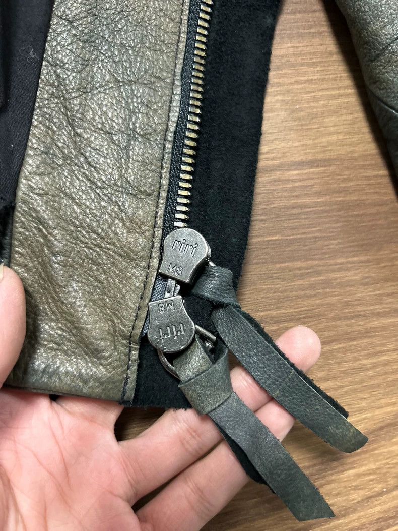 Kiko Kostadinov Dark Vintage Leather Coat from Kazuaki Kumagai Size US M / EU 48-50 / 2 - 6 Thumbnail