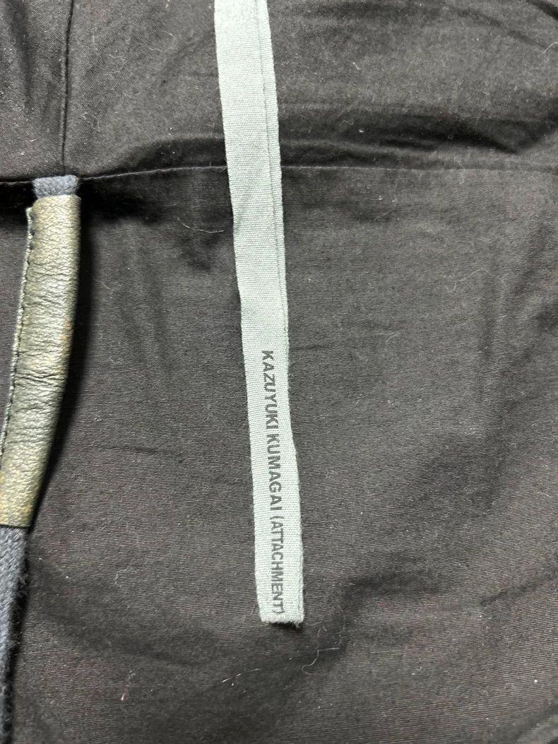 Kiko Kostadinov Dark Vintage Leather Coat from Kazuaki Kumagai Size US M / EU 48-50 / 2 - 3 Thumbnail