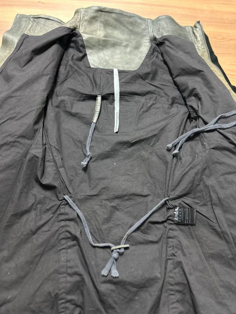 Kiko Kostadinov Dark Vintage Leather Coat from Kazuaki Kumagai Size US M / EU 48-50 / 2 - 4 Thumbnail