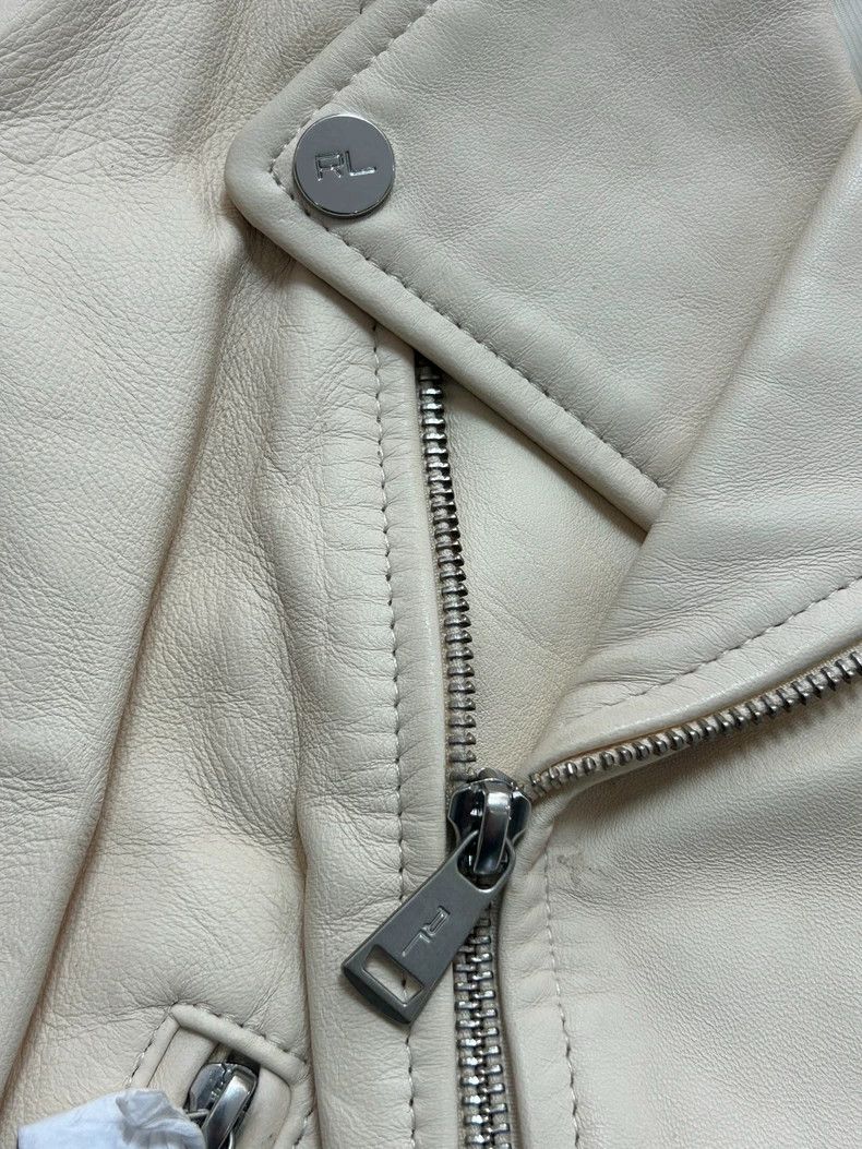 Ralph Lauren Polo Ralph Lauren Women's Leather Biker Jacket Size US S / EU 44-46 / 1 - 6 Thumbnail