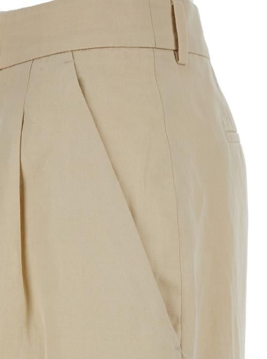 PT Torino PT TORINO Women Straight Pants CDVLFKZ00STDBP710015 Beige Size 27" / US 4 / IT 40 - 3 Thumbnail