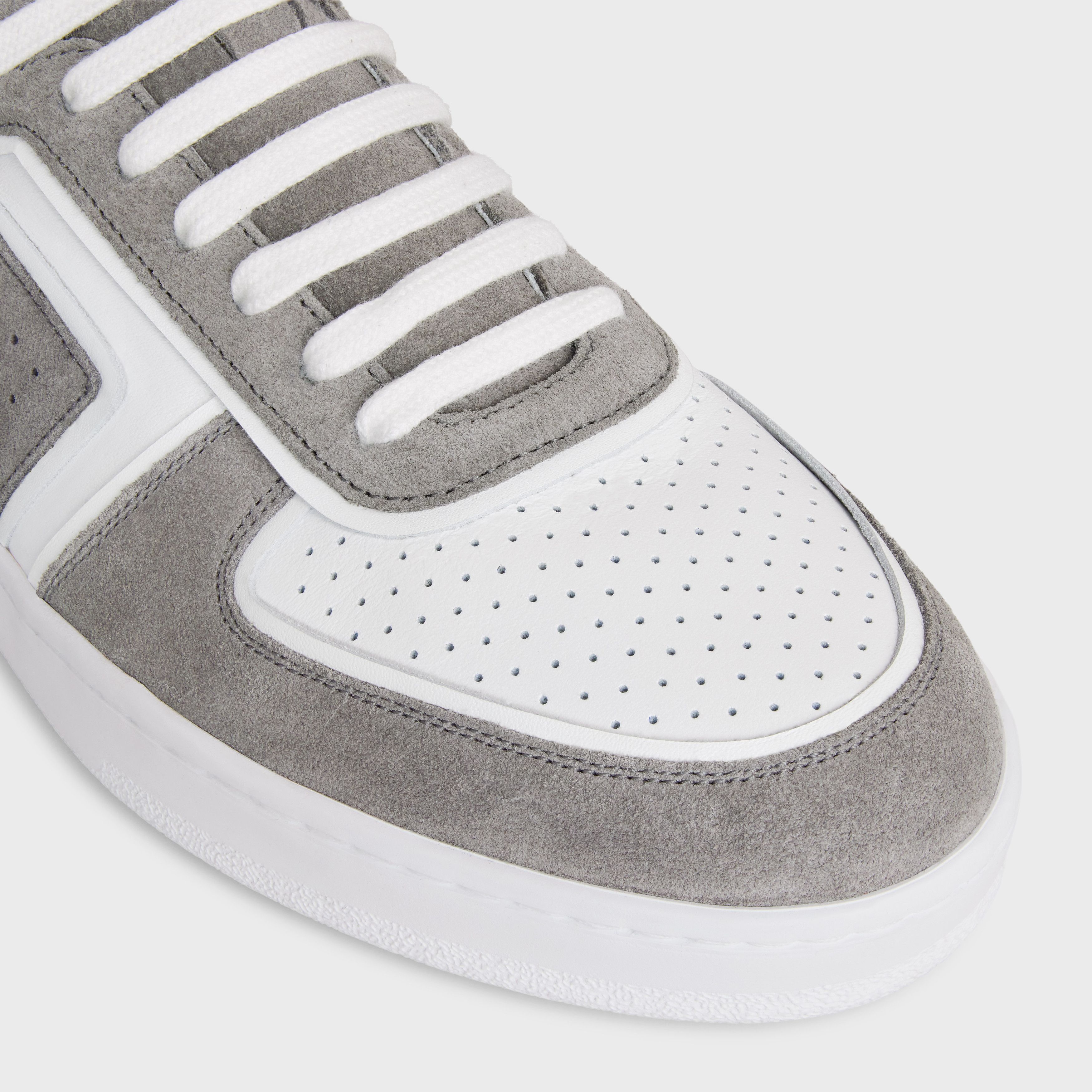 Celine trainer ct-01 high top sneaker in suede calfskin&calfskin Size US 6 / EU 39 - 4 Thumbnail