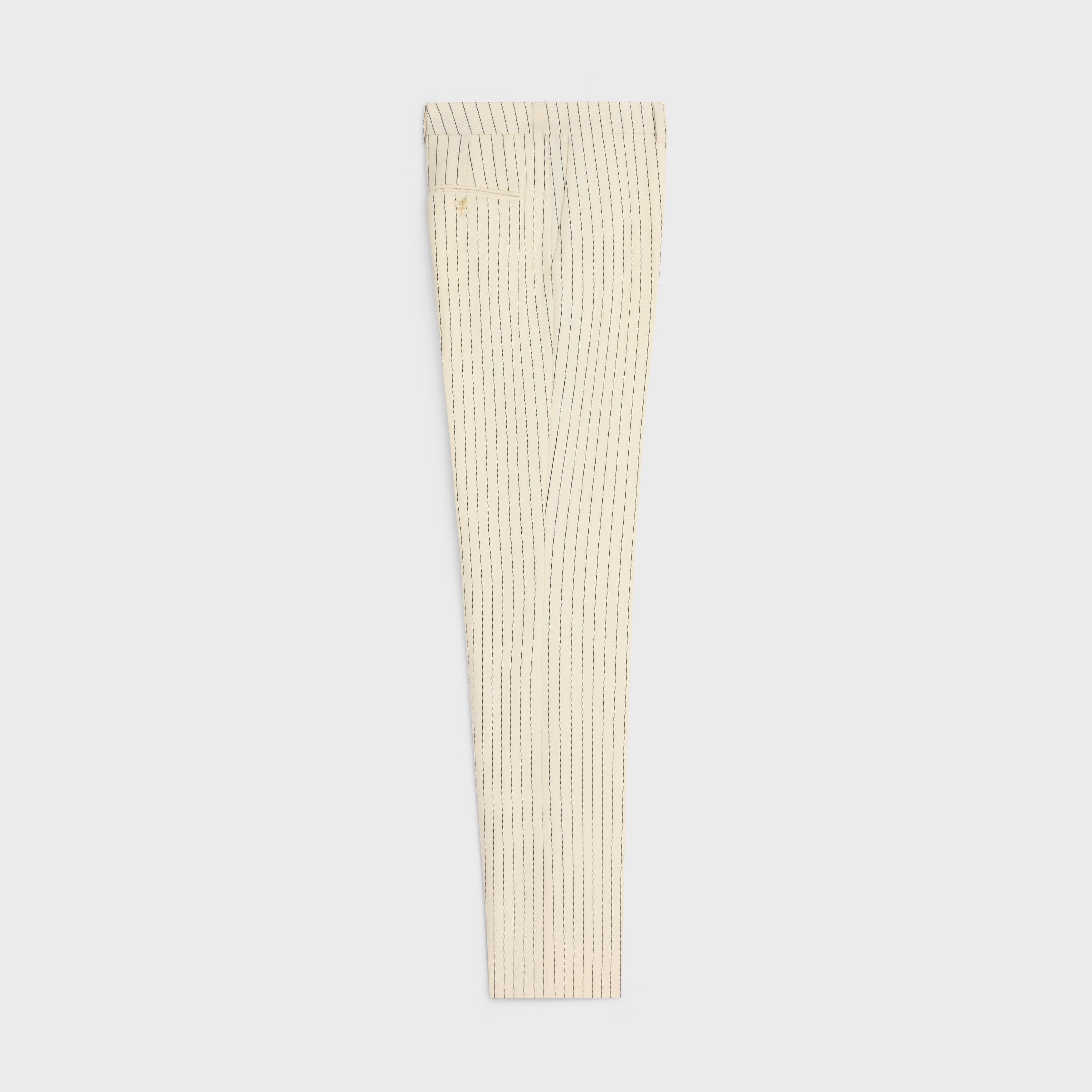 Celine classic pants in striped wool Size US 38 / EU 54 - 2 Thumbnail