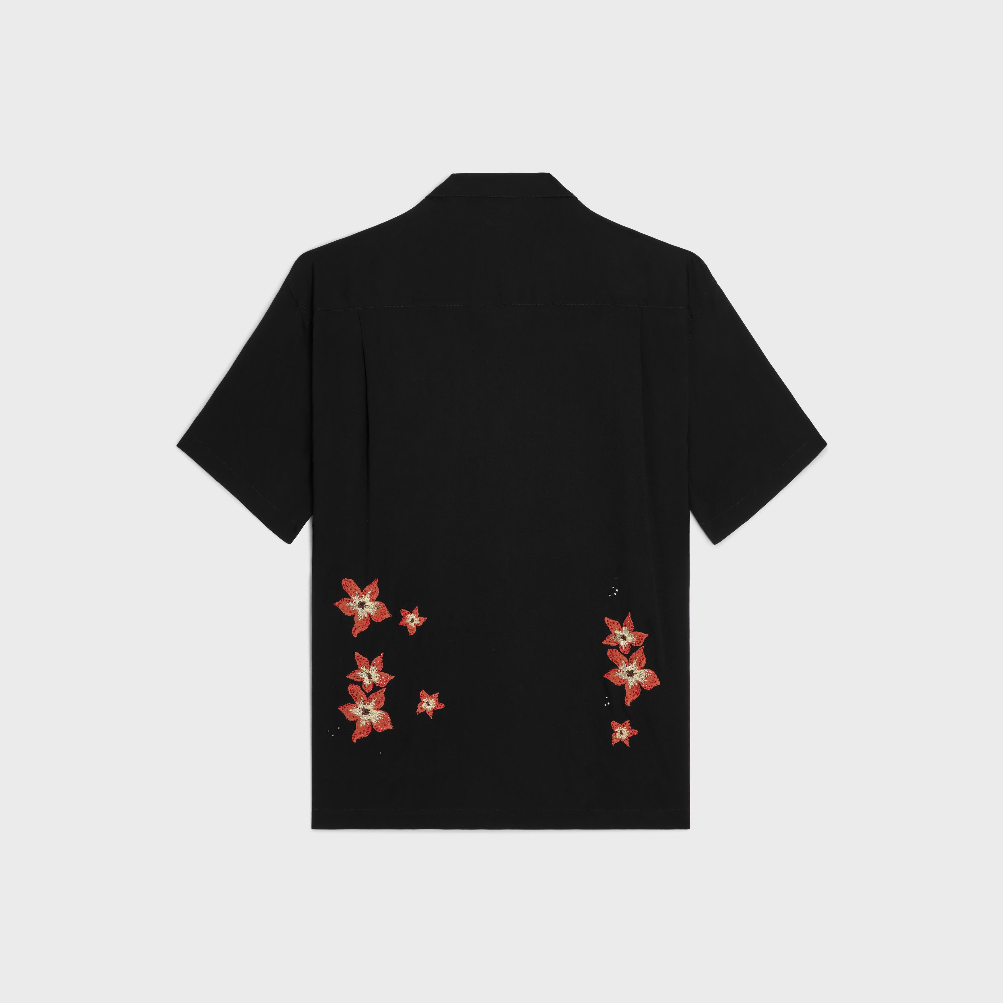 Celine embroidered hawaiian shirt in viscose Size US L / EU 52-54 / 3 - 2 Thumbnail
