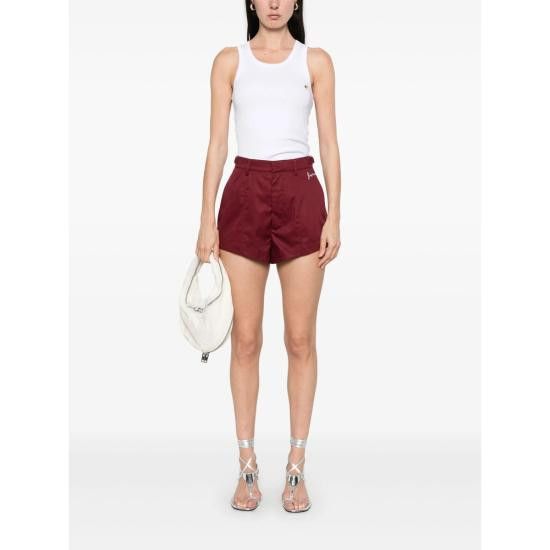 Fiorucci FIORUCCI Women Shorts & Burmudas W02SMBSH373PL BURGU RED Size 26" / US 2 / IT 38 - 4 Thumbnail