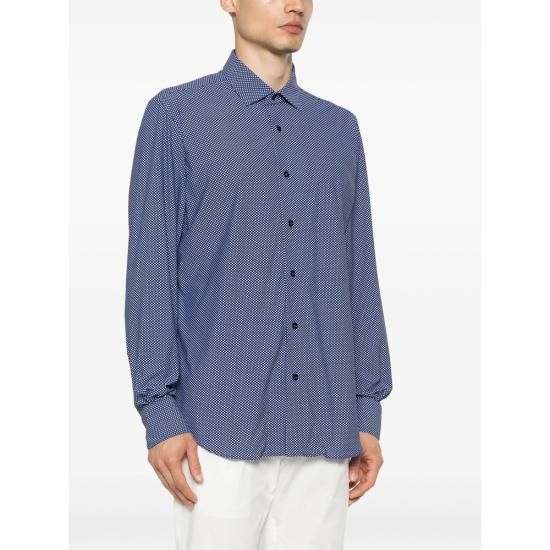 Mazzarelli MAZZARELLI Men Long Tops TECNOSPORT 10 23 BLUE Size US M / EU 48-50 / 2 - 2 Thumbnail