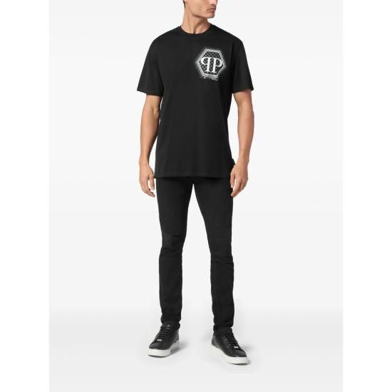 Philipp Plein PHILIPP PLEIN Men T-Shirts MTK8106 PJY002N 02 BLACK Size US M / EU 48-50 / 2 - 4 Thumbnail