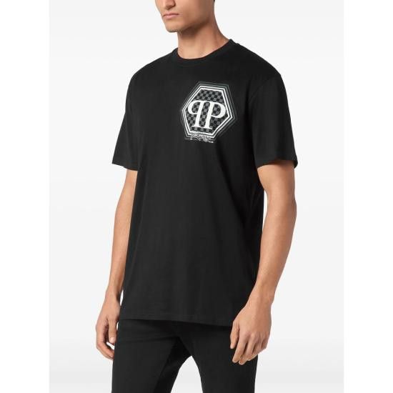Philipp Plein PHILIPP PLEIN Men T-Shirts MTK8106 PJY002N 02 BLACK Size US L / EU 52-54 / 3 - 3 Thumbnail