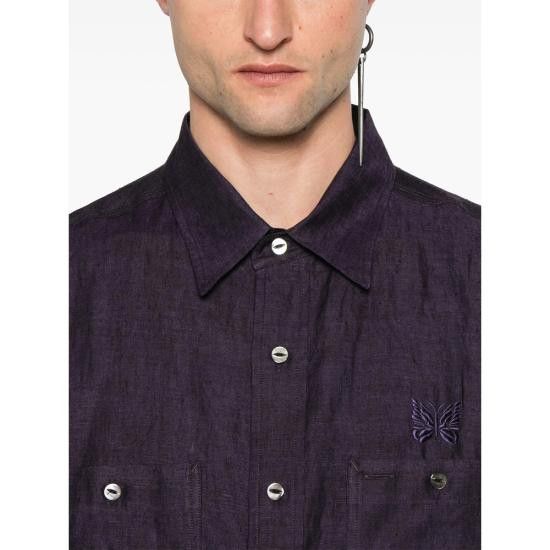 Needles NEEDLES Men Long Tops QV291 PURPL PURPLE Size US M / EU 48-50 / 2 - 2 Thumbnail