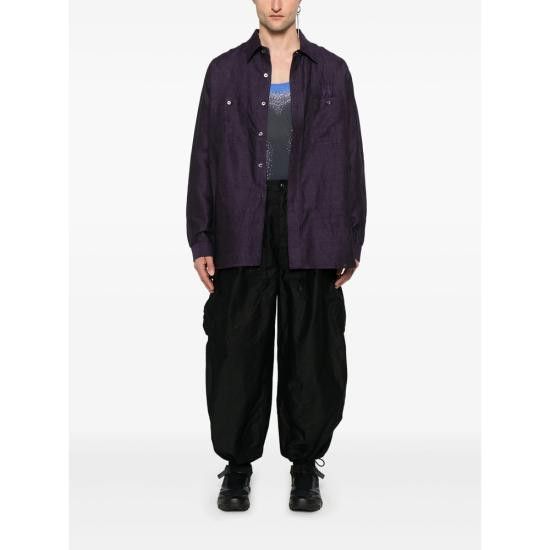 Needles NEEDLES Men Long Tops QV291 PURPL PURPLE Size US M / EU 48-50 / 2 - 4 Thumbnail